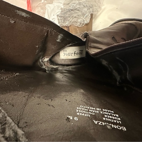 Pointy toe Leather Cowboy Boots - Picture 5 of 5